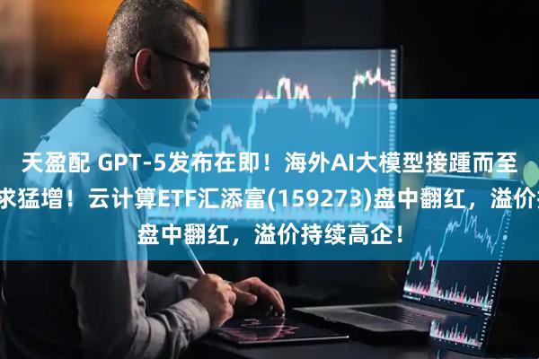天盈配 GPT-5发布在即！海外AI大模型接踵而至，算力需求猛增！云计算ETF汇添富(159273)盘中翻红，溢价持续高企！