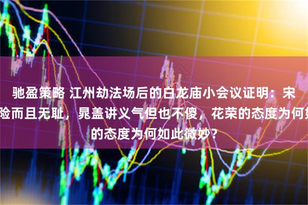 驰盈策略 江州劫法场后的白龙庙小会议证明：宋江不但阴险而且无耻，晁盖讲义气但也不傻，花荣的态度为何如此微妙？